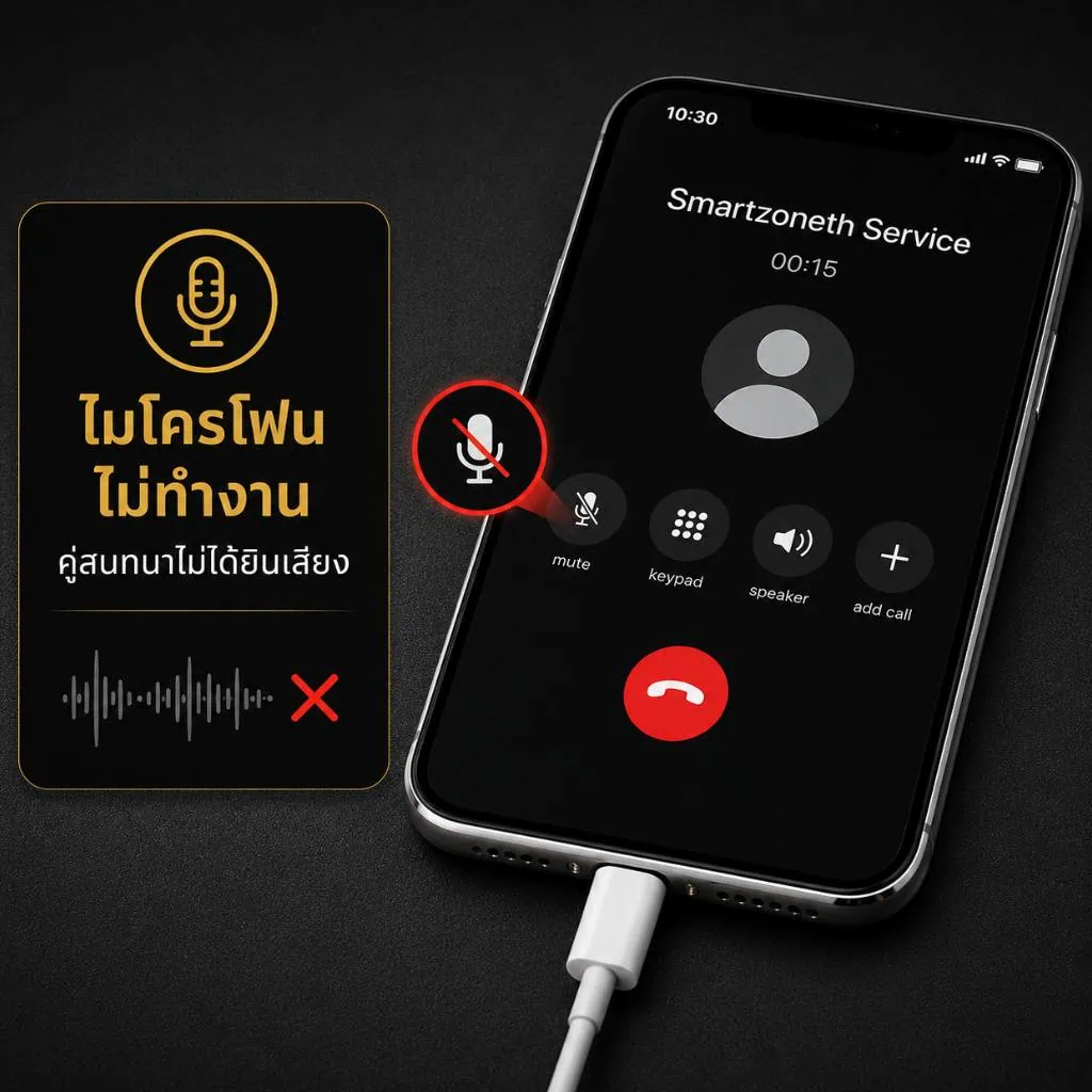 ไมค์โคโฟนไม่ดัง