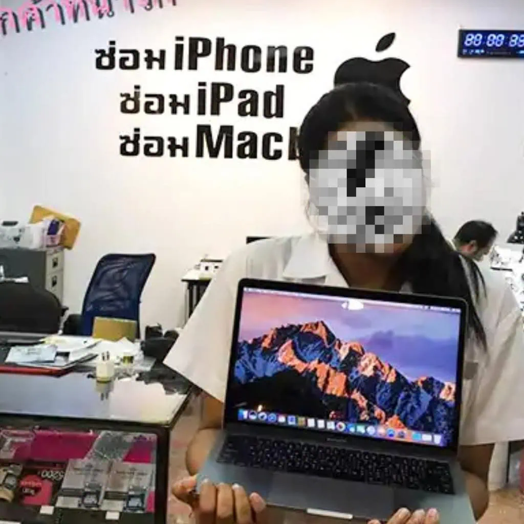 รีวิวลูกค้าซ่อม Macbook